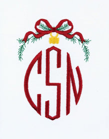 Ornament Monogram Topper