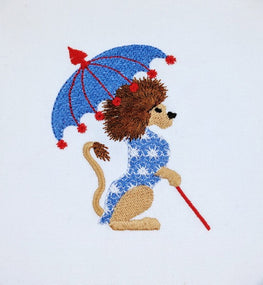 Chinois Lion with Parasol